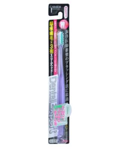 Buy Create Toothbrush with Narrow Cleaning Head and Super Fine Bristles, Soft, Purple | Online Pharmacy | https://pharm-pills.com