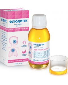 Buy Fluditek syrup 2% fl. 125ml for children | Online Pharmacy | https://pharm-pills.com