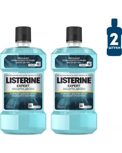 Buy Listerine Expert Mouthwash Gum protector, 2 pcs 250 ml each  | Online Pharmacy | https://pharm-pills.com