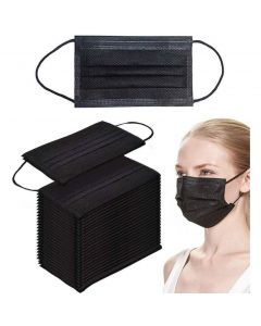 Buy Medical mask, black, 50 pieces | Online Pharmacy | https://pharm-pills.com