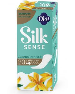 Buy Ola! Silk Sense DAILY DEO Panty liners, Golden Lily 20 pcs. | Online Pharmacy | https://pharm-pills.com