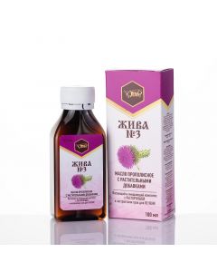 Buy Oil 'ZHIVA No. 3' with propolis and herbal supplements for the liver. | Online Pharmacy | https://pharm-pills.com