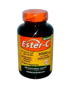 Buy American Health, Ester-C Immune Vitamins, 1000 mg, 120 Veggie Tablets  | Online Pharmacy | https://pharm-pills.com