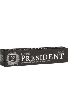 Buy Toothpaste PresiDENT Renome, for a healthy whiteness, 75 RDA, 75 ml | Online Pharmacy | https://pharm-pills.com