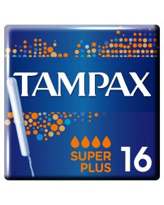 Buy Tampons with TAMPAX Super plus applicator, 16 pcs. | Online Pharmacy | https://pharm-pills.com