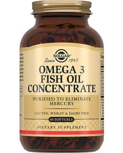 Buy Solgar, Omega 3 Fish Oil Concentrate 'Omega-3 Fish Oil Concentrate', 60 capsules | Online Pharmacy | https://pharm-pills.com