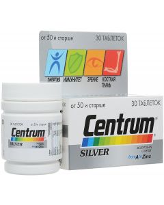 Buy Centrum Silver Multivitamin complex from A to Zinc, 30 tablets | Online Pharmacy | https://pharm-pills.com