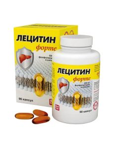 Buy For memory, lowering cholesterol, with hepatitis, Lecithin Forte, 90 capsules, Alpaca | Online Pharmacy | https://pharm-pills.com