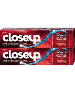 Buy CloseUp Everfresh toothpaste Hot mint, with antibacterial rinse, 2 pcs 100 ml each #  | Online Pharmacy | https://pharm-pills.com