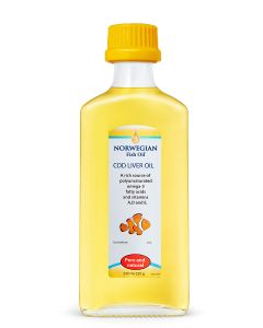 Buy Norwegian Fish Oil Omega-3 Cod Liver Oil, 240 ml | Online Pharmacy | https://pharm-pills.com