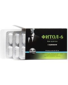 Buy Dietary supplement for food Alfit plus 'Fitol-6 for men' | Online Pharmacy | https://pharm-pills.com