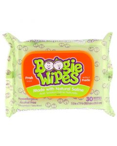 Buy Boogie Wipes, Natural Salt Flowing Nose Wipes, Fresh Scent , 30 Pack  | Online Pharmacy | https://pharm-pills.com