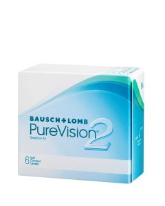 Buy Bausch + Lomb PureVision 2 Contact Lenses (6 lenses) 1 month, -4.00 / 14.00 / 8.6, clear, 6 pcs. | Online Pharmacy | https://pharm-pills.com