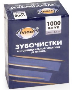 Buy 'Aviora' toothpicks, bamboo, 1000 pcs | Online Pharmacy | https://pharm-pills.com