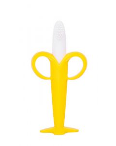 Buy Baby toothbrush teether massager silicone Banana yellow | Online Pharmacy | https://pharm-pills.com