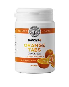 Buy Balance Group Life. 'Orange tabs' Vitamin C and Beta-carotene. Immunity. Detox. Vessels. Joints. Accelerates collagen synthesis. 90 tab. 300 mg each. | Online Pharmacy | https://pharm-pills.com