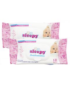 Buy Sleepy wet sanitary napkins, 2 packs of 120 pcs. | Online Pharmacy | https://pharm-pills.com