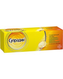 Buy Supradin, multivitamins, effervescent tablets, 10 pcs., Bayer | Online Pharmacy | https://pharm-pills.com