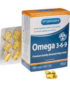 Buy VPLab Omega 3-6-9 / 60caps Fatty Acid Complex | Online Pharmacy | https://pharm-pills.com