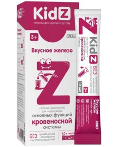 Buy KidZ syrup for children from 3 years old Tasty iron sticks 10 pcs | Online Pharmacy | https://pharm-pills.com