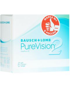 Buy Contact lenses Bausch + Lomb Bausch + Lomb contact lenses Pure Vision 2 6pcs / 8.6 Monthly, -1.50 / 14 / 8.6, 6 pcs. | Online Pharmacy | https://pharm-pills.com