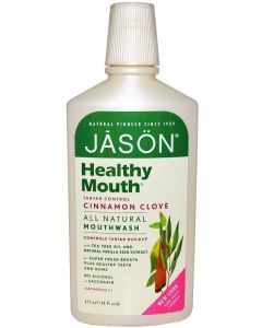 Buy Jason Oral fluid with tea tree oil Healthy Mouth Tartar Control Cinnamon Clove Mouthwash 473 ml | Online Pharmacy | https://pharm-pills.com