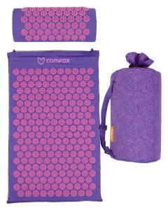 Buy Massage acupuncture mat and roller Comfox Classic, massager-applicator, purple | Online Pharmacy | https://pharm-pills.com