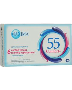 Buy Contact lenses Maxima Optics Maxima contact lenses 55 Comfort Plus 6pcs / 8.6 Monthly, -4.75 / 14.2 / 8.6, 6 pcs. | Online Pharmacy | https://pharm-pills.com