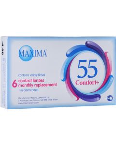 Buy Contact lenses Maxima Optics Maxima contact lenses 55 Comfort Plus 6pcs / 8.6 Monthly, -4.50 / 14.2 / 8.6, 6 pcs. | Online Pharmacy | https://pharm-pills.com