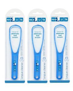 Buy Dentaid Set of tongue scrapers Halita Tongue Cleaner, blue, 3 pcs | Online Pharmacy | https://pharm-pills.com