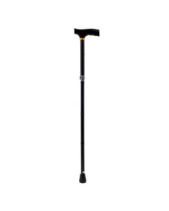 Buy 10121 Folding cane with T-shaped wooden handle BL (black) | Online Pharmacy | https://pharm-pills.com