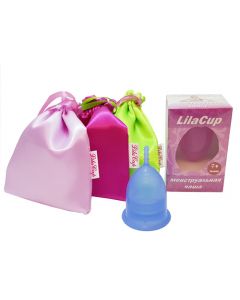 Buy Menstrual cup 'Atlas Premium', blue M LilaCup 22 ml | Online Pharmacy | https://pharm-pills.com