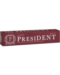 Buy Toothpaste President Active for problem gums, 75 ml | Online Pharmacy | https://pharm-pills.com