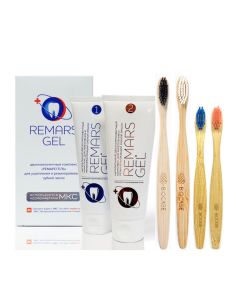 Buy REMARS GEL set + 4 Bamboo brushes for the whole family | Online Pharmacy | https://pharm-pills.com