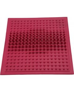 Buy Massage mat REZ JV 'Kvadrat' burgundy | Online Pharmacy | https://pharm-pills.com