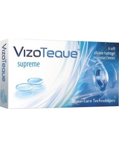 Buy VizoTeque Supreme Contact Lenses 1 month, -4.25 / 14.2 / 8.6, clear, 6 pcs. | Online Pharmacy | https://pharm-pills.com