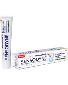 Buy Sensodyne toothpaste Daily protection Frosty mint, for sensitive teeth, 65 ml | Online Pharmacy | https://pharm-pills.com