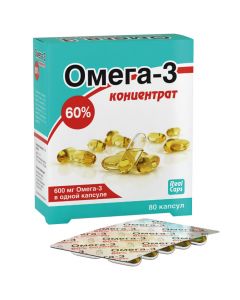 Buy Omega-3 concentrate 80 capsules | Online Pharmacy | https://pharm-pills.com