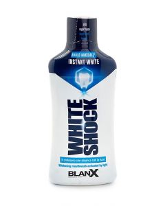 Buy Mouthwash Blanx White Shock Instant White Mouthwash Instant whitening, 500 ml | Online Pharmacy | https://pharm-pills.com