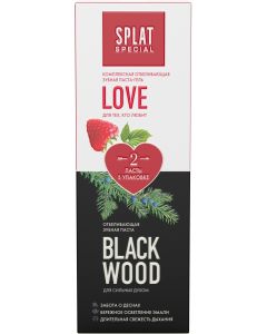 Buy Splat Special Love & Blackwood, a set of toothpastes, 2 pcs 75 ml each  | Online Pharmacy | https://pharm-pills.com