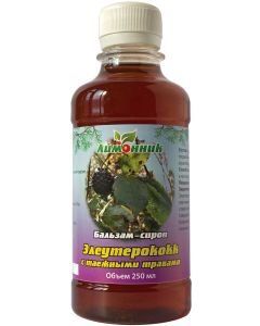 Buy NPK lemongrass. 'Balm-syrup Eleutherococcus with herbs' Immunity. Stress. Metabolism. 250 ml. | Online Pharmacy | https://pharm-pills.com