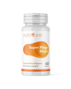 Buy Dietary supplement 'Super Mega Multi' Nutricare, vitamin-mineral-vegetable complex, 60 tablets | Online Pharmacy | https://pharm-pills.com