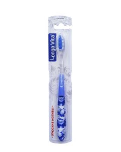 Buy Toothbrush Longa Vita Russian motives gzhel | Online Pharmacy | https://pharm-pills.com