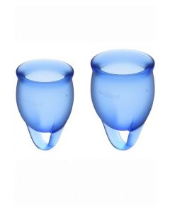 Buy Set of menstrual cups Satisfyer Feel confident blue | Online Pharmacy | https://pharm-pills.com