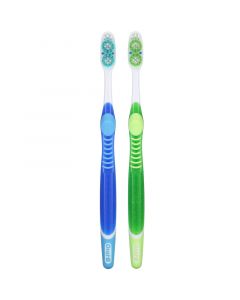 Buy Oral-B, 3D White, Bright Toothbrushes , Medium, 2 pieces  | Online Pharmacy | https://pharm-pills.com