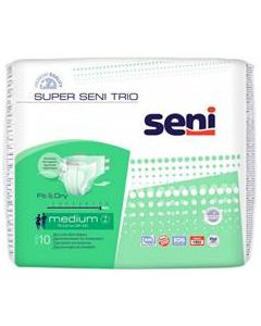 Buy Seni Diapers for adults 'Super Seni Trio', size 2 (75-110 cm), 10 pcs | Online Pharmacy | https://pharm-pills.com