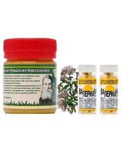 Buy Caucasian healer. 1pc. Monastic ointment 'Theodosia Caucasian' 40 ml. + 2 pcs Valerian tablets 50 pcs. | Online Pharmacy | https://pharm-pills.com