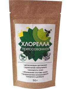 Buy Greenbuffet Chlorella pressed, 50 g | Online Pharmacy | https://pharm-pills.com