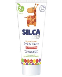 Buy Silca Med Toothpaste Apple from 2 years old 65 g | Online Pharmacy | https://pharm-pills.com