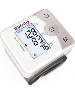 Buy B.Well MED-57 tonometer on the wrist, display backlight, measurement diary, arrhythmia indicator, pressure scale | Online Pharmacy | https://pharm-pills.com